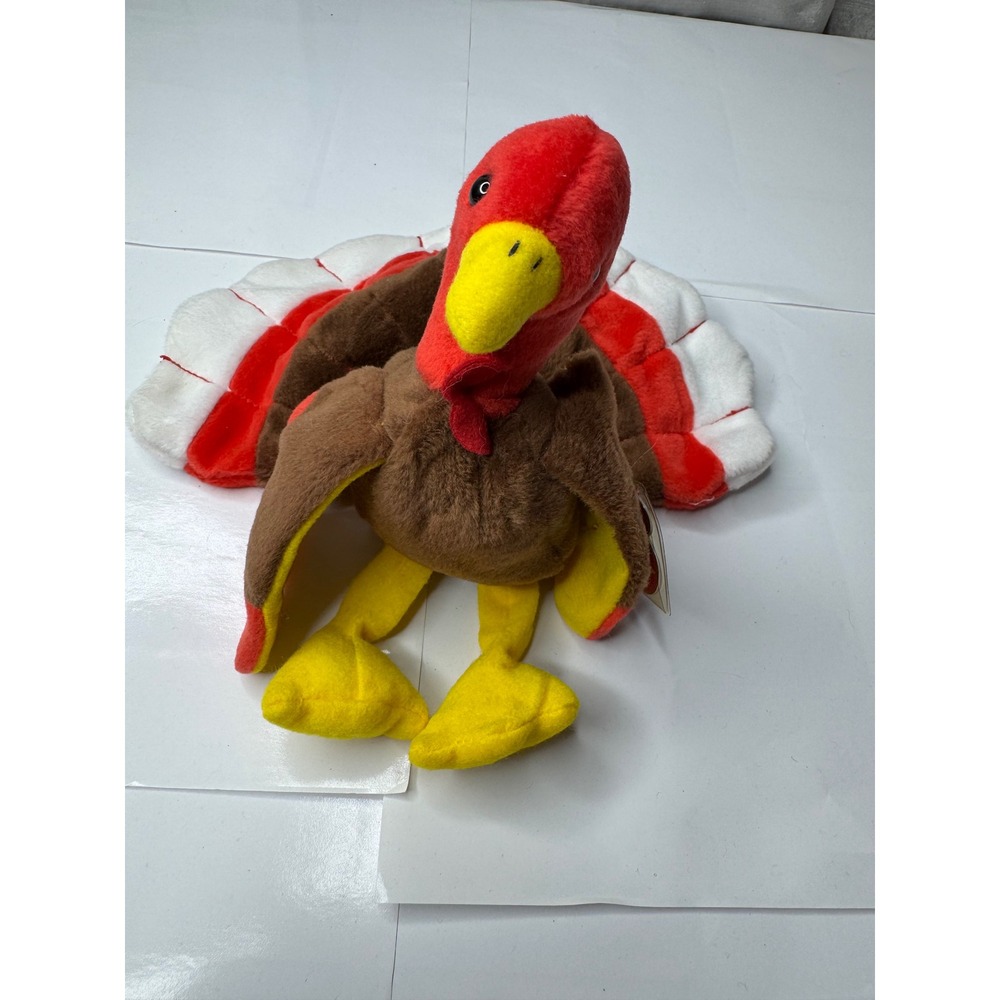 Ty Beanie Babies Gobbles the Turkey 1996 Plush‎ Thanksgiving Bird Style 4034